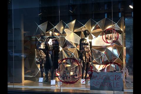 Marks & Spencer Christmas windows take inspiration from the retailer's advertising fairies.